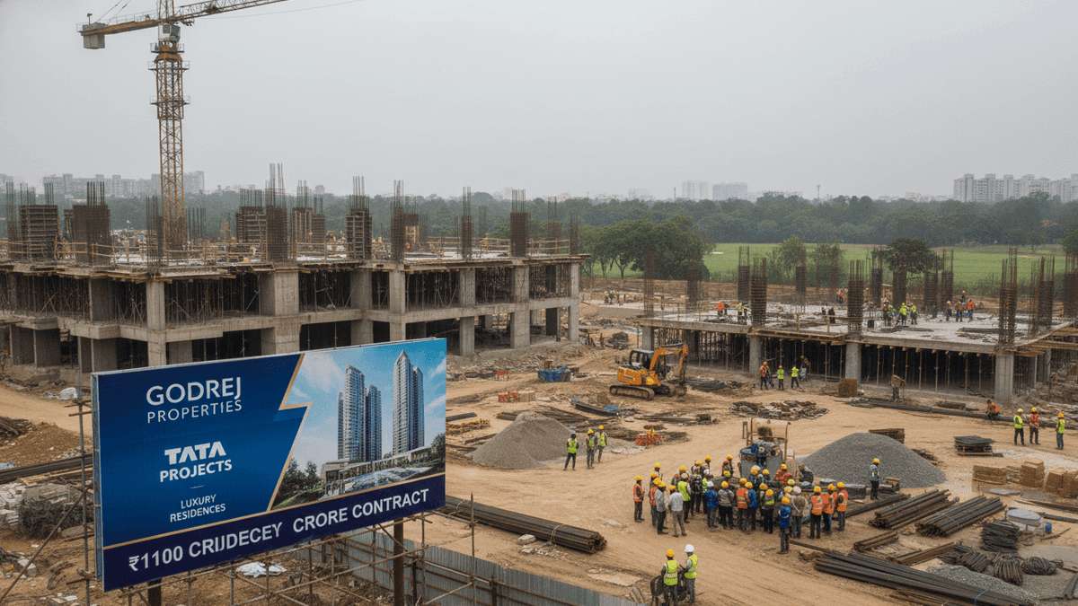 Godrej Properties Awards ₹1,100 Cr Gurugram Project to Tata Projects
