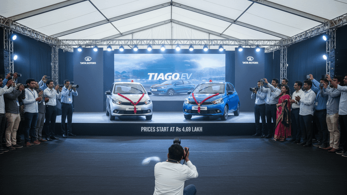 2026 Tata Tiago & Tiago.ev Launched: Prices from ₹4.69 Lakh
