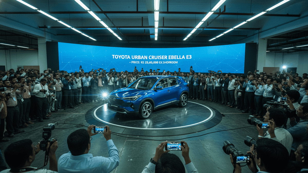 Toyota Urban Cruiser Ebella E3 EV Launched: Price & Features