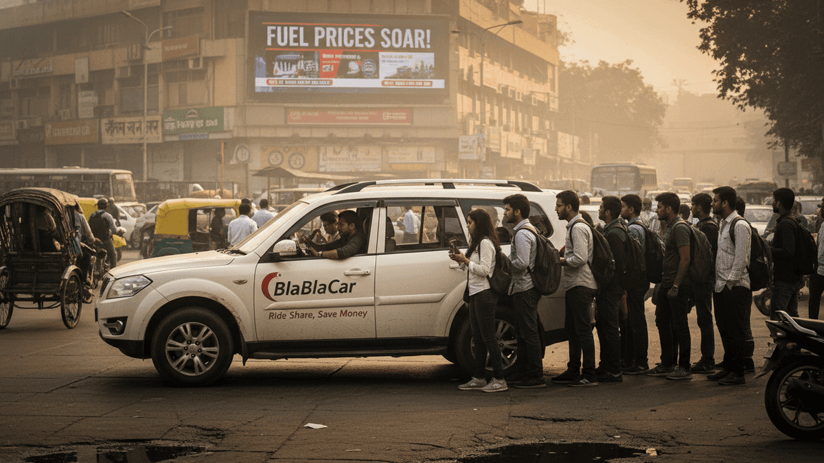 India Becomes BlaBlaCar’s Largest Market Due to Fuel Prices