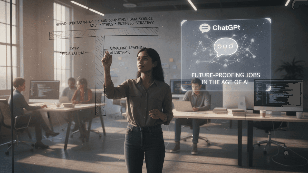 ChatGPT: Build a T-Shaped Profile for AI-Proof Careers