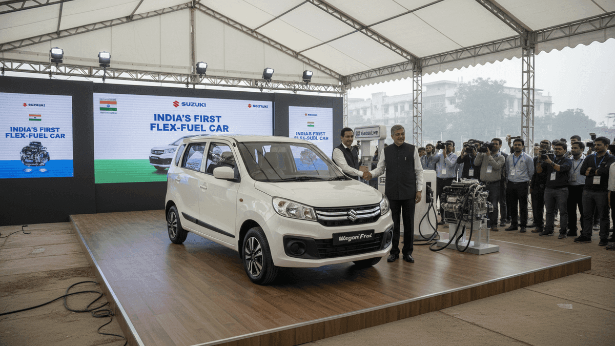 Maruti Suzuki Launches India’s First Flex-Fuel Wagon R