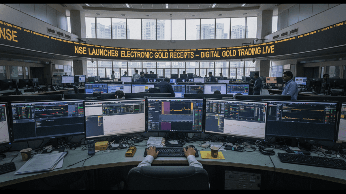 NSE Launches Electronic Gold Receipts for Digital Gold Trading