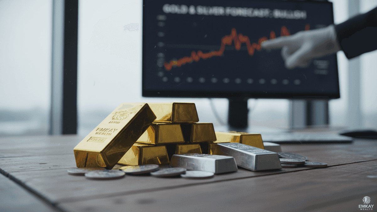 Emkay Wealth: Gold & Silver Poised for Upside Amid Global Uncertainty