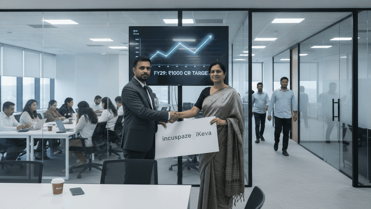 Incuspaze Acquires iKeva, Targets ₹100 Cr Revenue & ₹1000 Cr by FY29