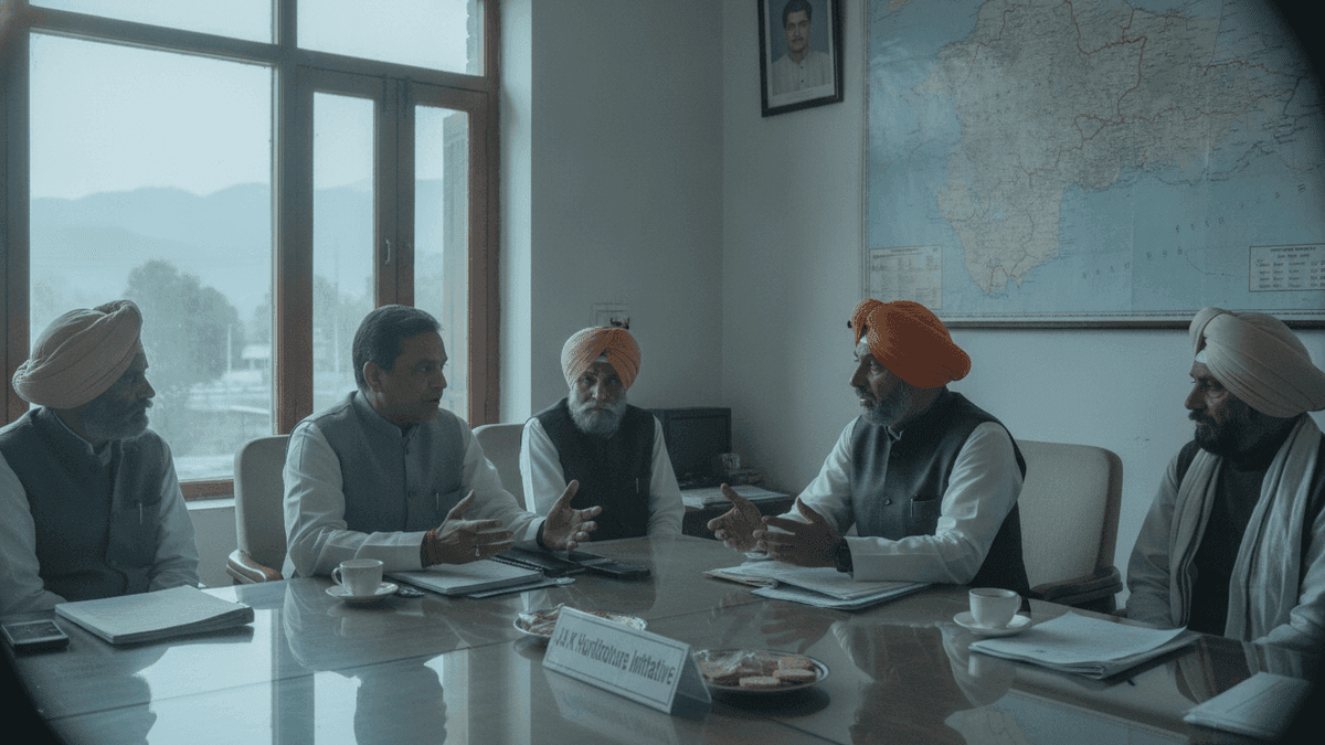 J&K Deputy CM Pitches AC Rail for Apple Exports