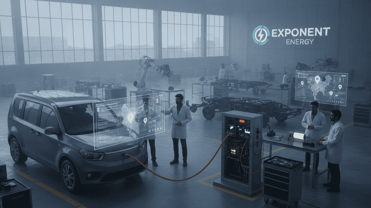 Exponent Energy Raises ₹200 Cr for EV Charging R&D