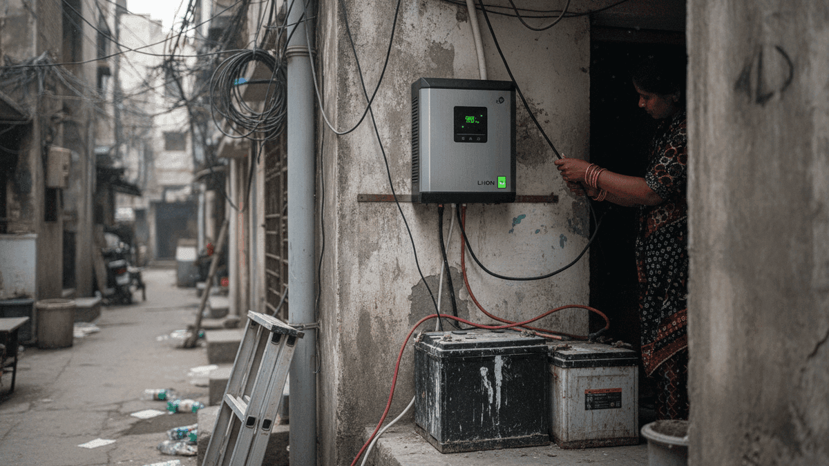 India’s Home Batteries: Grid Stability & Lithium-Ion Shift