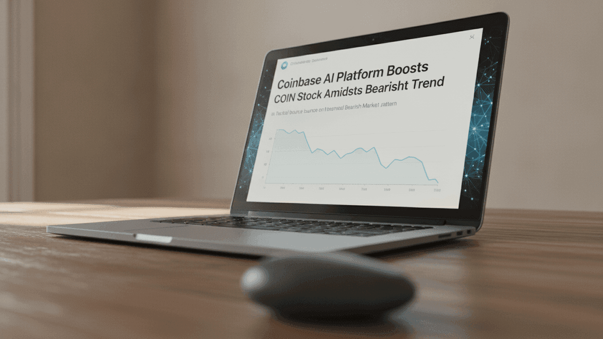 Coinbase Stock: AI News Sparks 3% Bounce, But Downtrend Persists