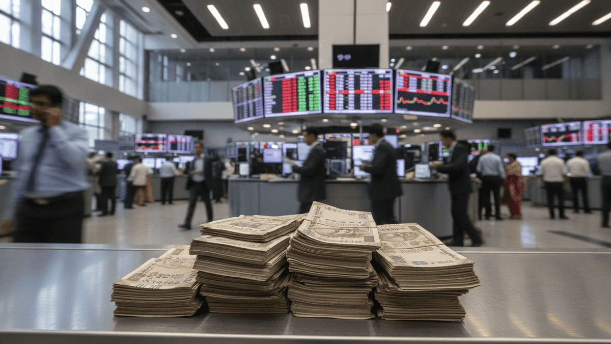 Rupee Falls 4 Paise: FII Selling Impact on Indian Investments
