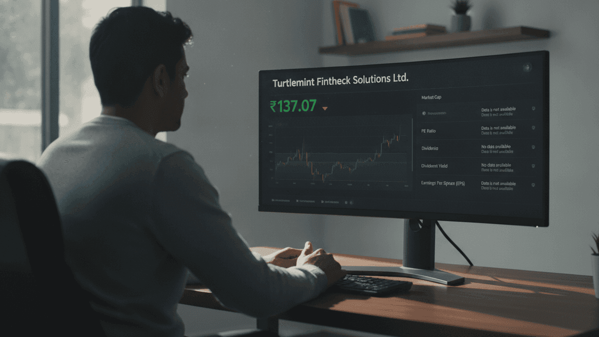 Turtlemint Stock Live: ₹137.07 Price, But Key Data Missing