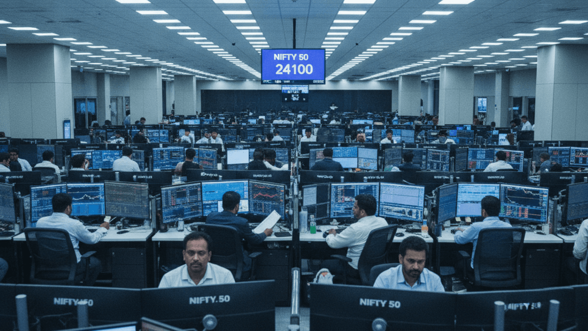 Market Highlights: Nifty 50 Trades Above 24,100; Broader Market Shows Positive Mid-Session Momentum | 22 Jun 2026, 02:00 PM IST