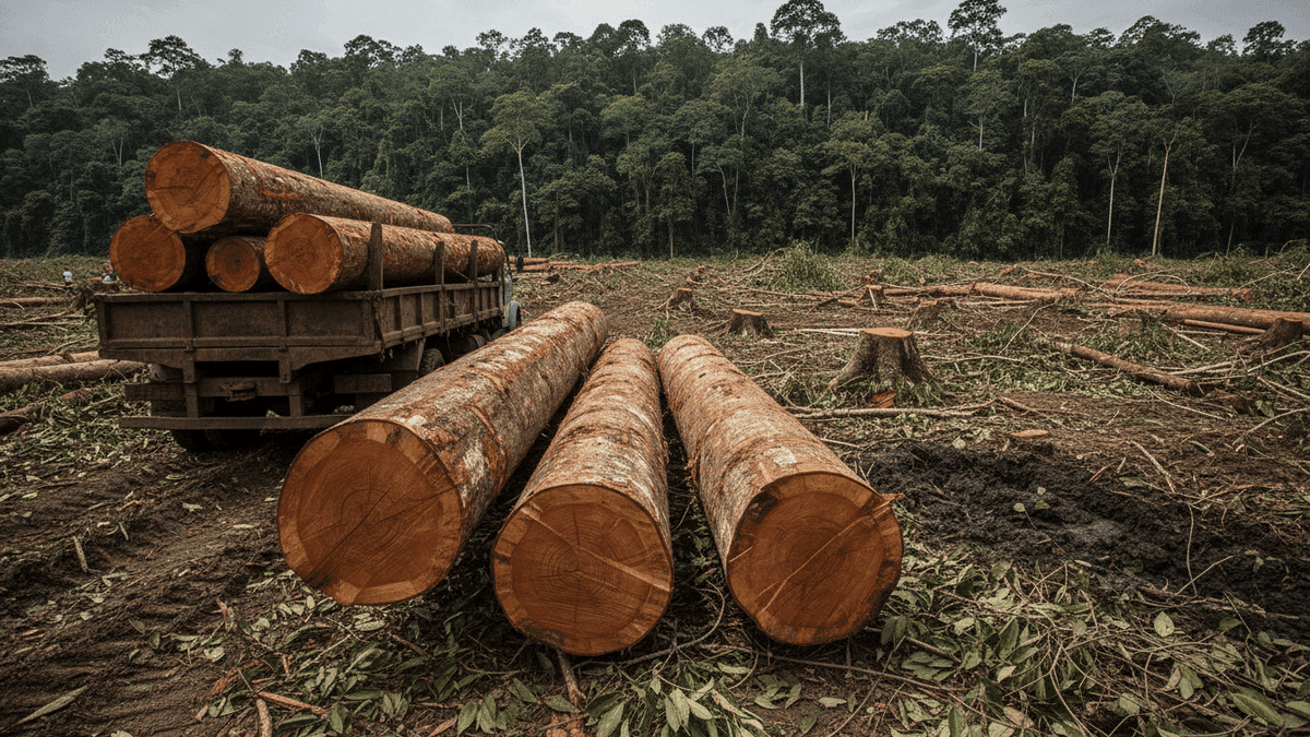 Illicit Amazon Timber Floods EU Markets: Supply Chain Failures Exposed