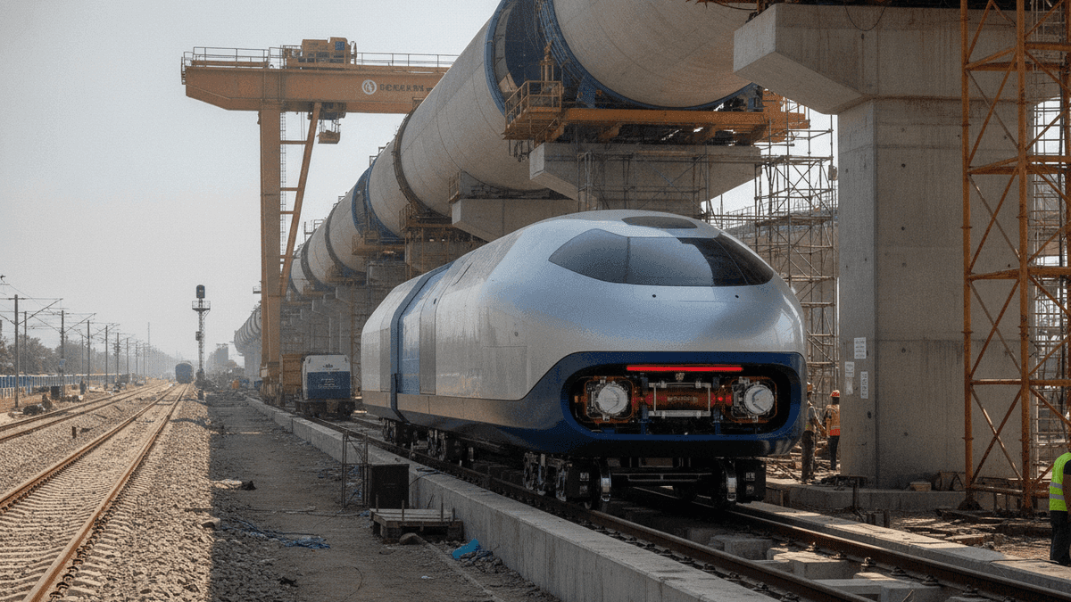 India’s Rail Sector Embraces Hyperloop & Infra Deals