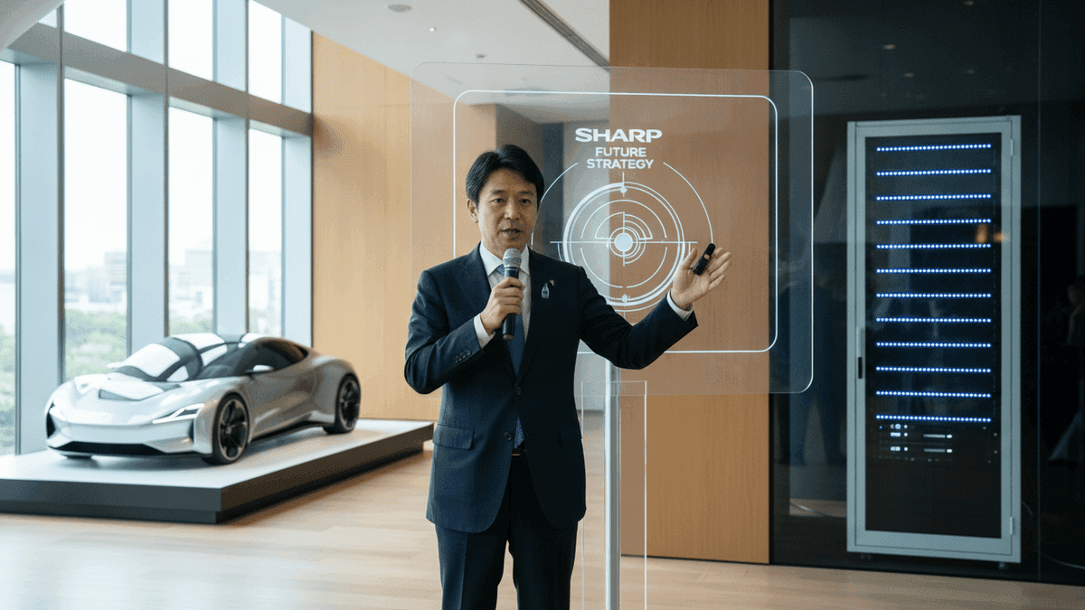 Sharp’s ¥300 Billion AI & EV Pivot by 2030