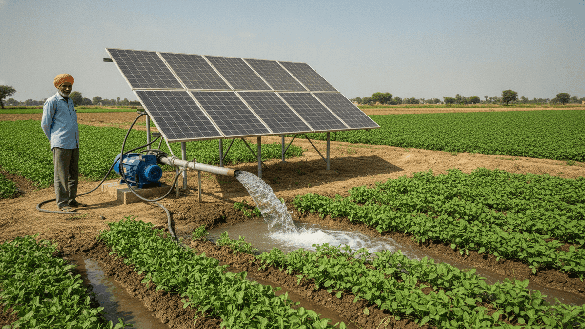 Maharashtra Invests ₹825 Cr in Solar Pumps for Green Agriculture