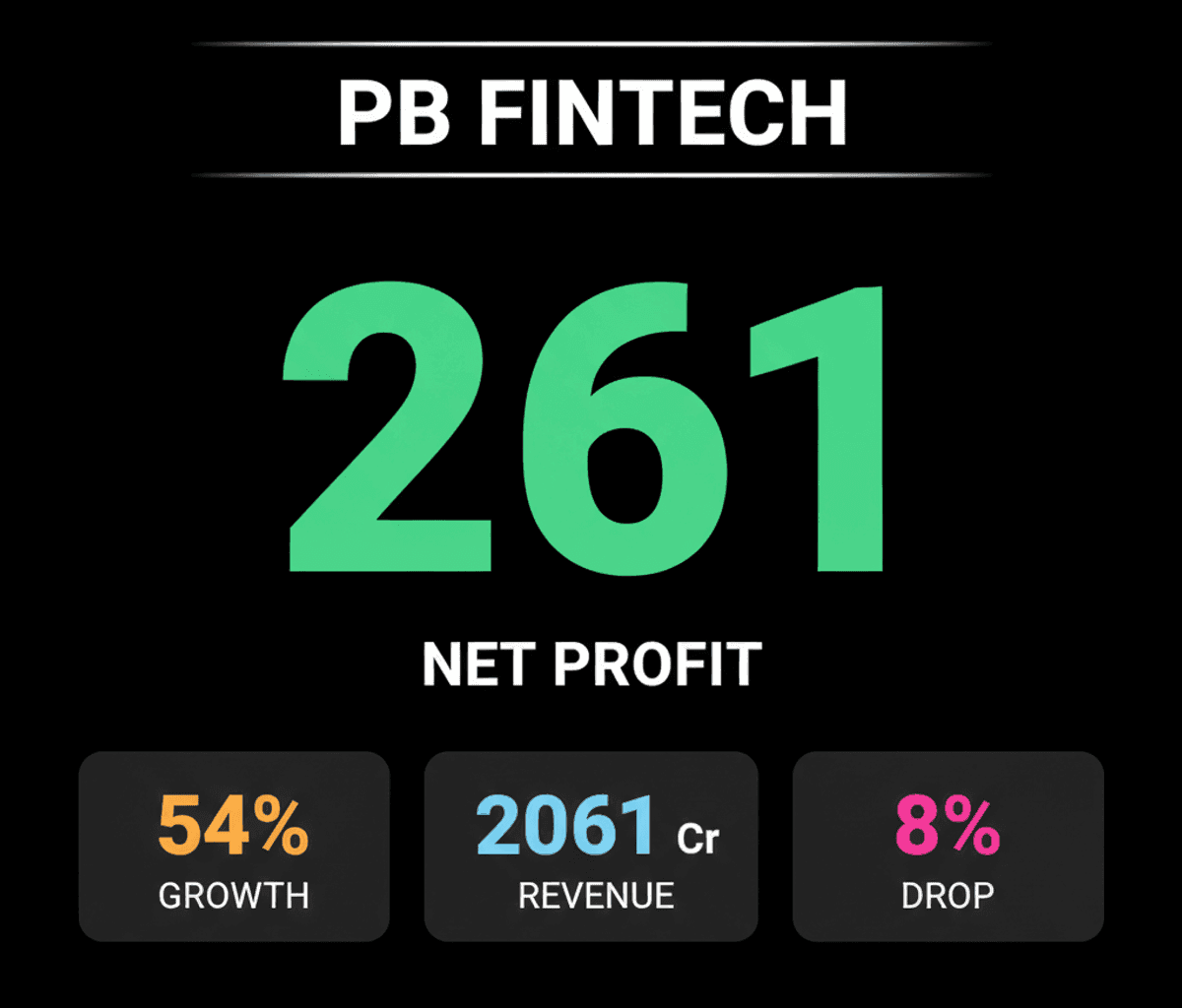 PB Fintech Shares Tumble 8% Amidst ₹1,741 Cr Block Deal