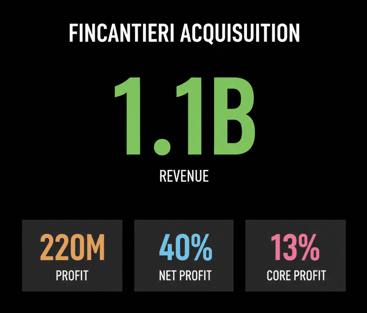 Fincantieri’s €600M Subsea Tech Acquisition: Growth Strategy