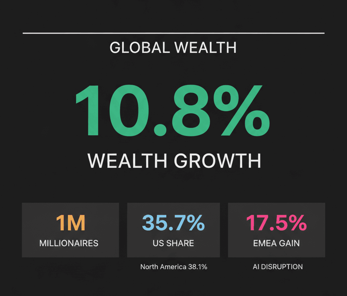 Global Wealth Soars 10.8%, AI Set to Revolutionize Finance