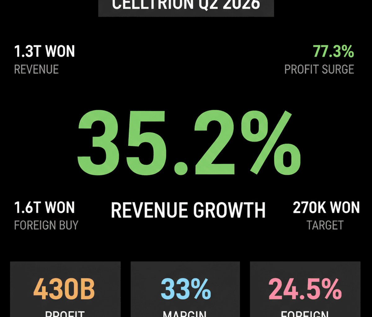 Celltrion’s Q2 Blowout Fuels Investor Confidence & Bullish Forecasts