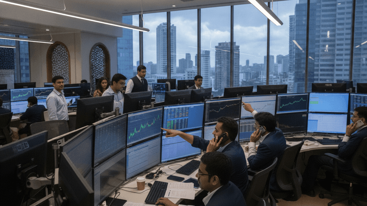 Indian Markets Surge on Global Cues, Strong Bank & Power Earnings