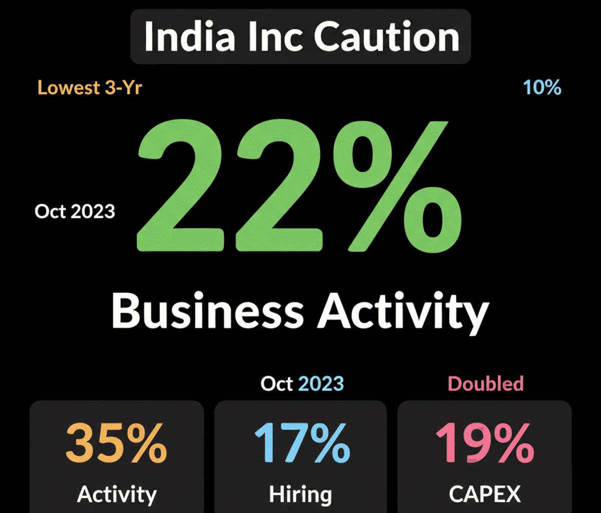 India Inc. Growth Outlook Dips Amid Global Turmoil