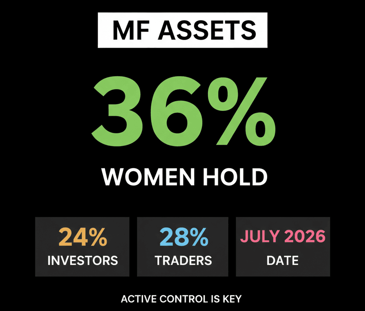 Indian Women Own 36% MF Assets: Active Control for Financial Independence