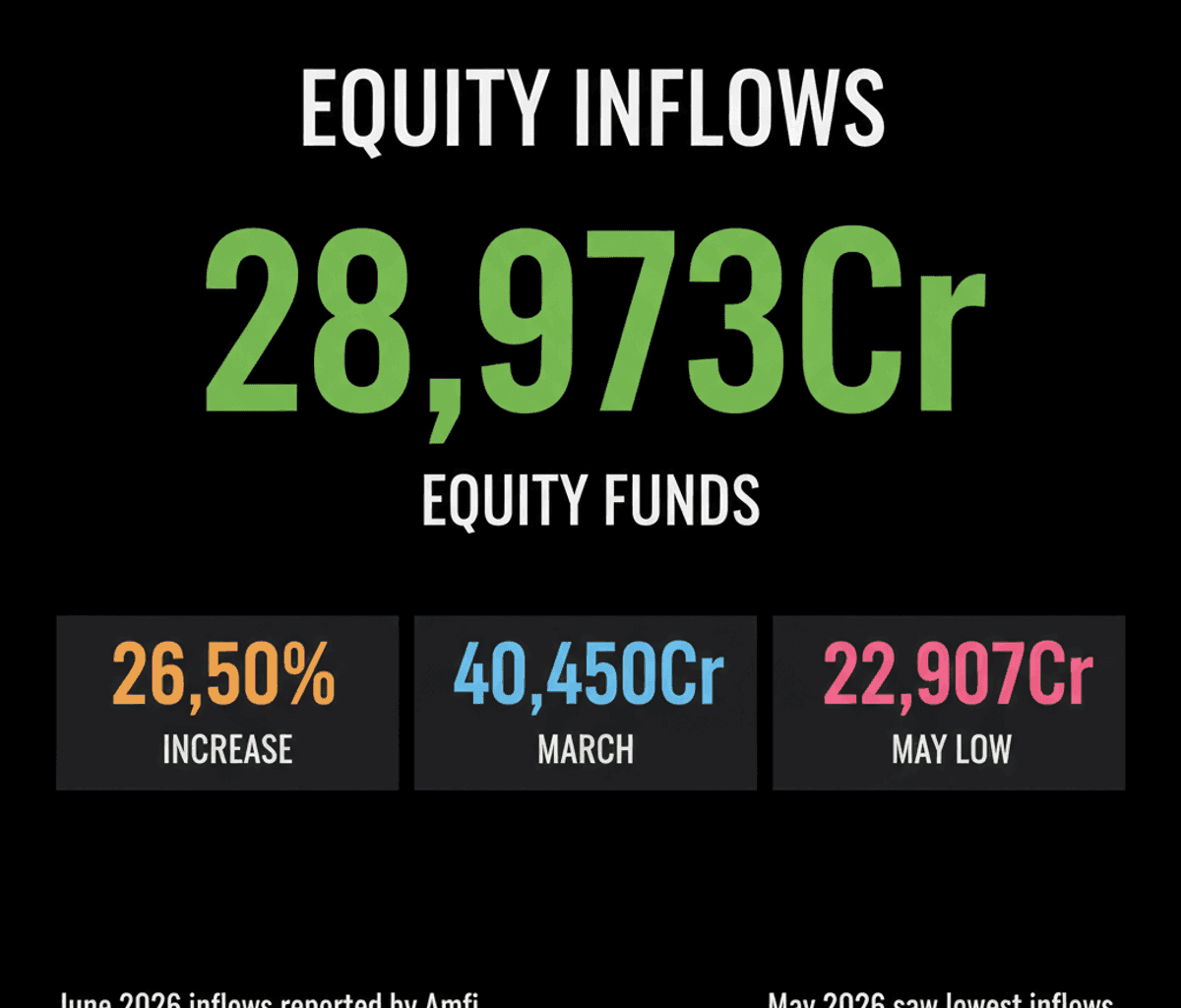Equity Funds See ₹28,973 Cr Inflow in June: Impact on Your Portfolio