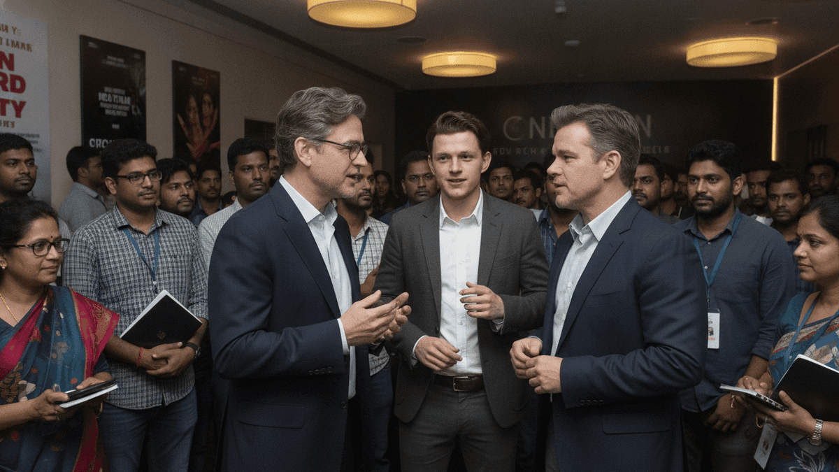 Hollywood’s India Strategy: Nolan, Holland, Damon in Mumbai