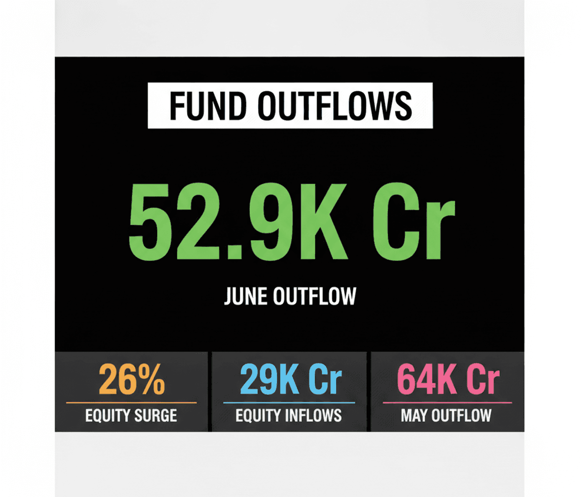 Mutual Funds: ₹52,949 Cr Outflow in June, SIPs Impact?