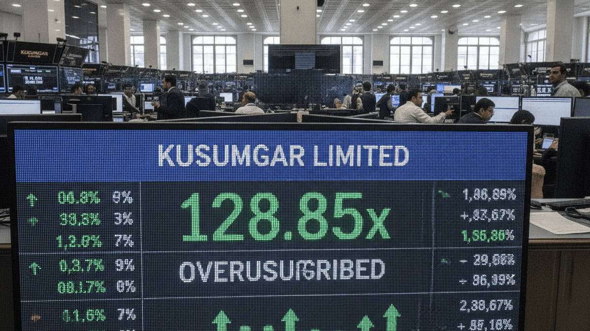 Kusumgar IPO Oversubscribed 128x: Strong Investor Confidence