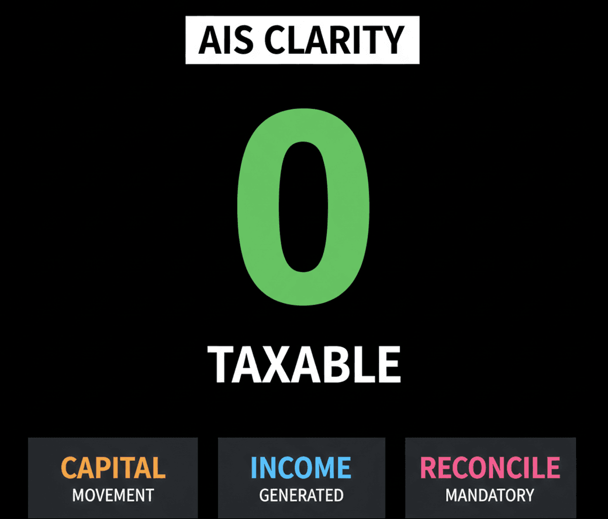 AIS Tax India: Not All Transactions Are Taxable Income
