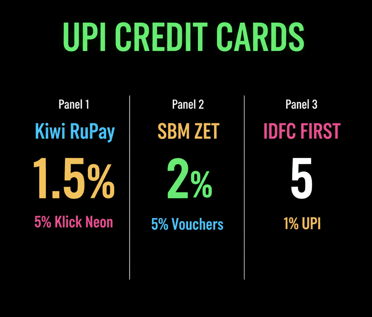 New UPI Credit Cards: Earn Max Cashback on Every Scan!