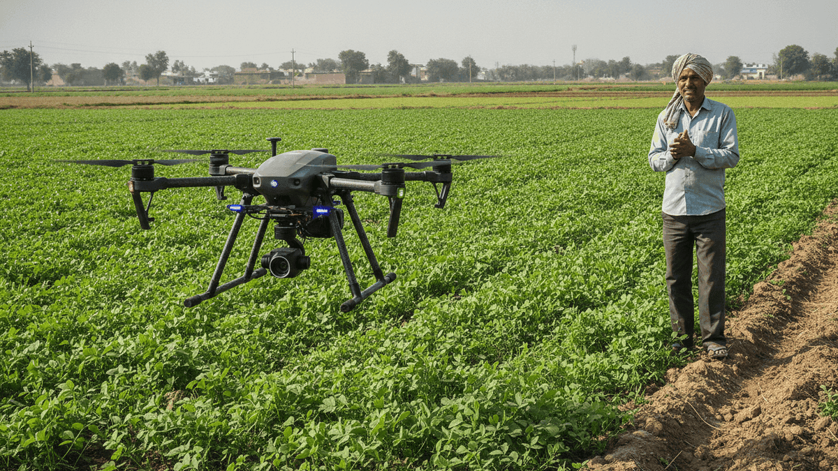 India’s Agri-Drones: Data Intelligence for Farming’s Future