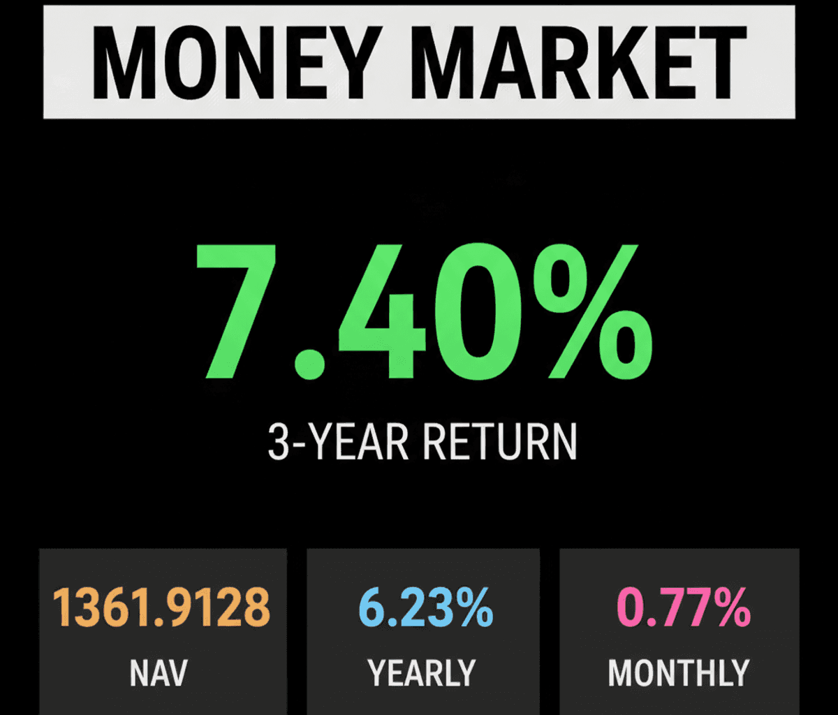 Mirae Asset Money Market Fund: 7.40% 3-Year Return