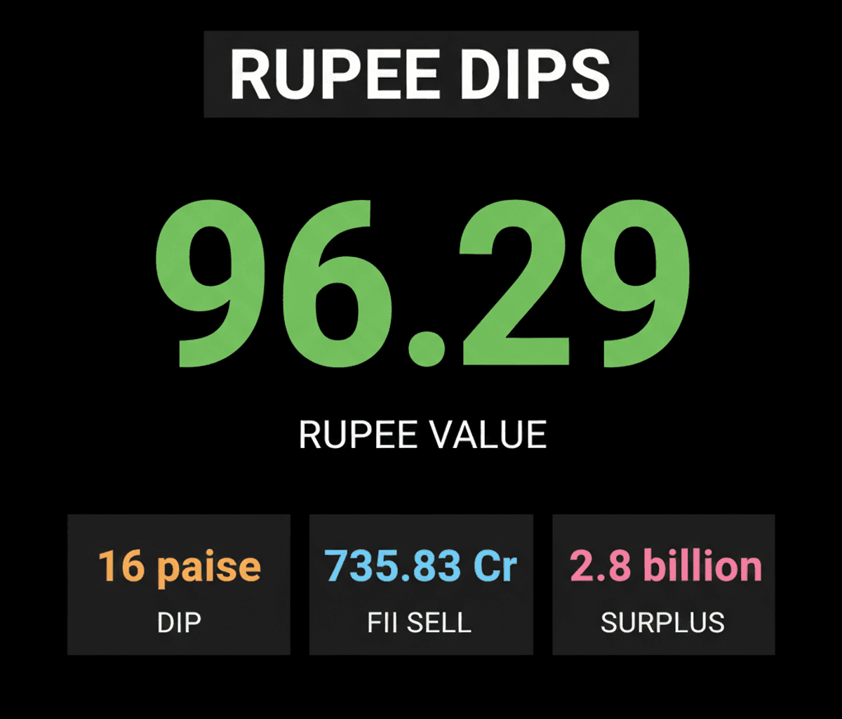 Rupee Falls 16 Paise Amid FII Outflows: Investment Impact
