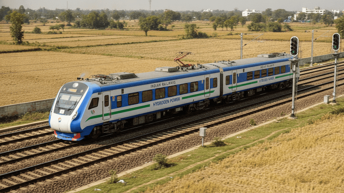 India’s ₹24,800 Cr Infra Boost: Hydrogen Train Leads Growth
