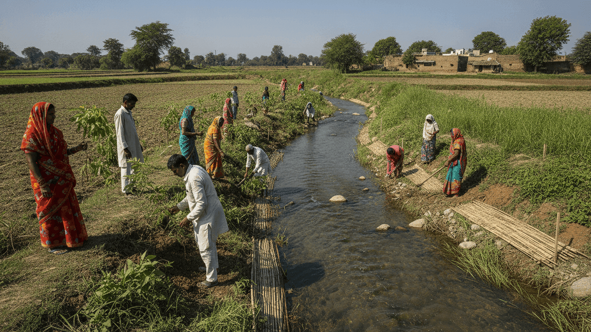 India’s River Rejuvenation: Local, Nature-Based Approach