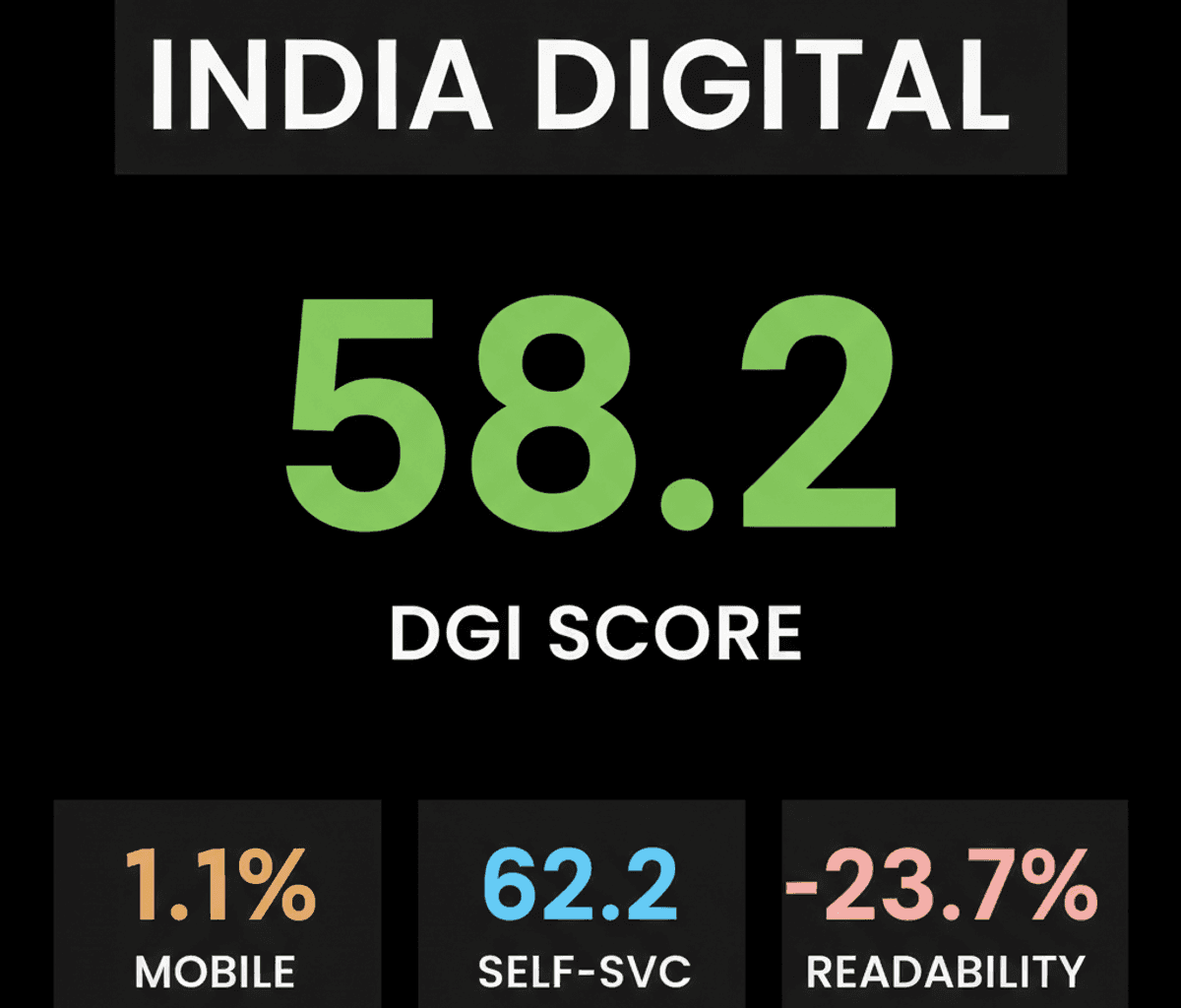 India’s Digital Gov: 58.2 on Adobe DGI, AI-Ready?