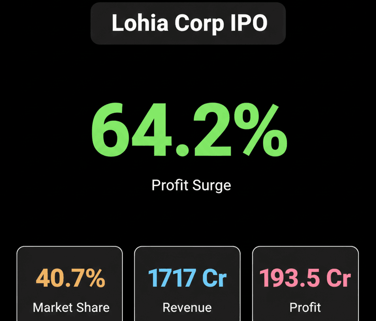Lohia Corp IPO: July 23 Launch, 40.7% Market Share