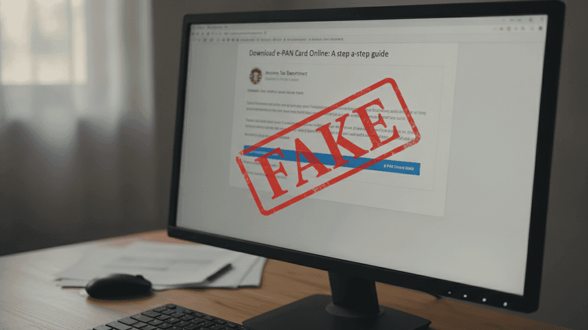 Beware: Government Warns of Recurring e-PAN Card Email Scams