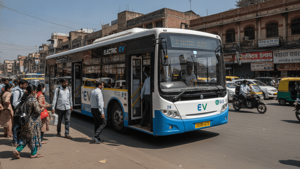 Delhi’s Electric Bus Fleet: 2,800 New AC Buses by 2027