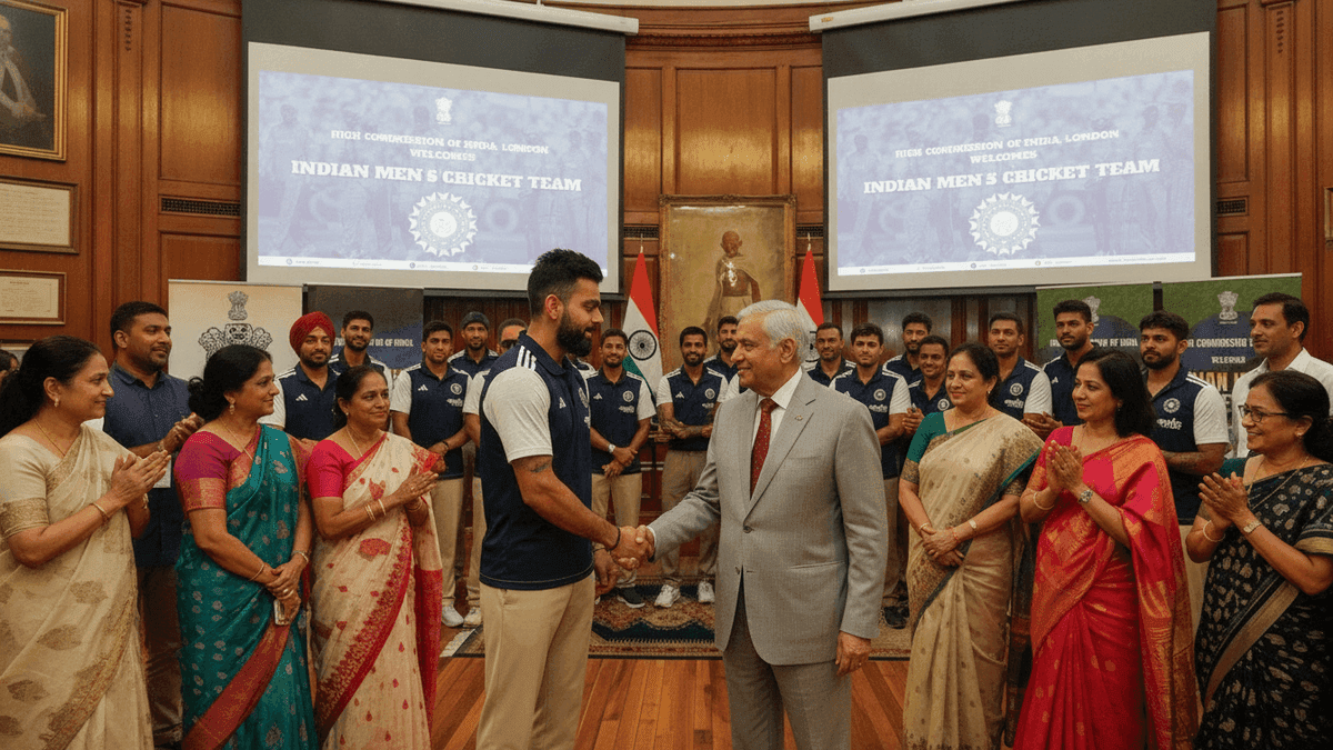 India Cricket Team Uses Soft Power Diplomacy in London
