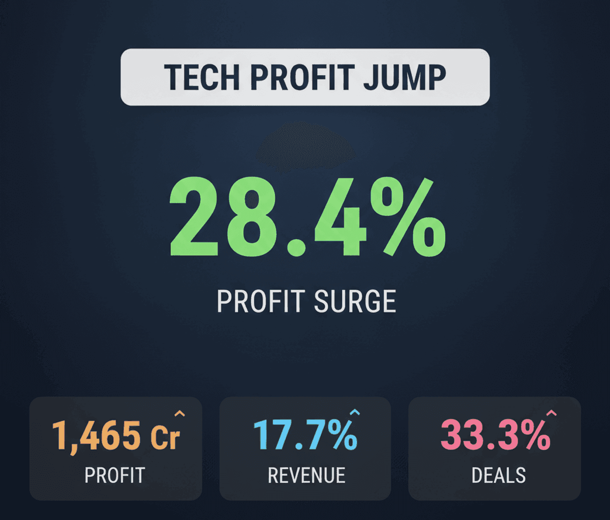 Tech Mahindra Q1 Profit Soars 28.4% on Strong Deal Wins