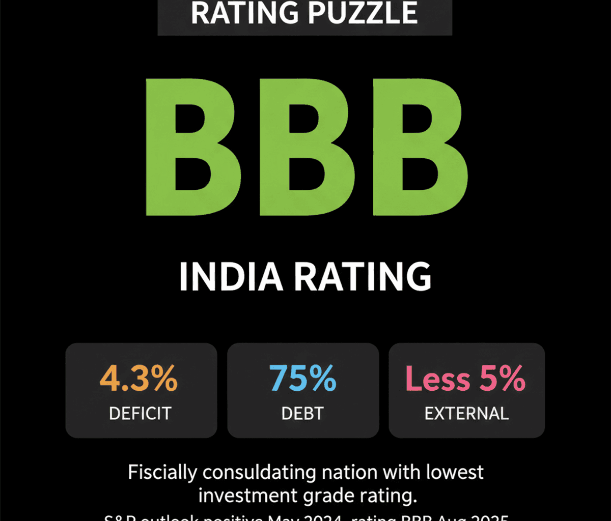 India’s Sovereign Rating: Growth vs. Agency Assessment