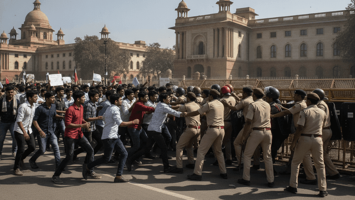 India Youth Protest: ‘Cockroach’ Movement Demands Action on Jobs, Exams