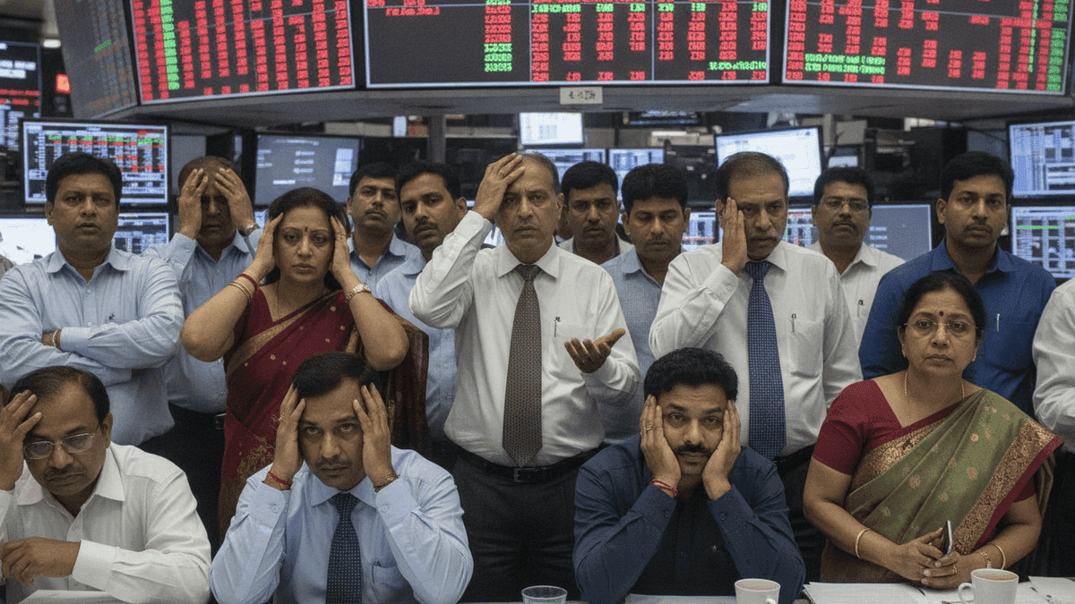 Indian Bank Stocks Fall Amidst Margin Pressure