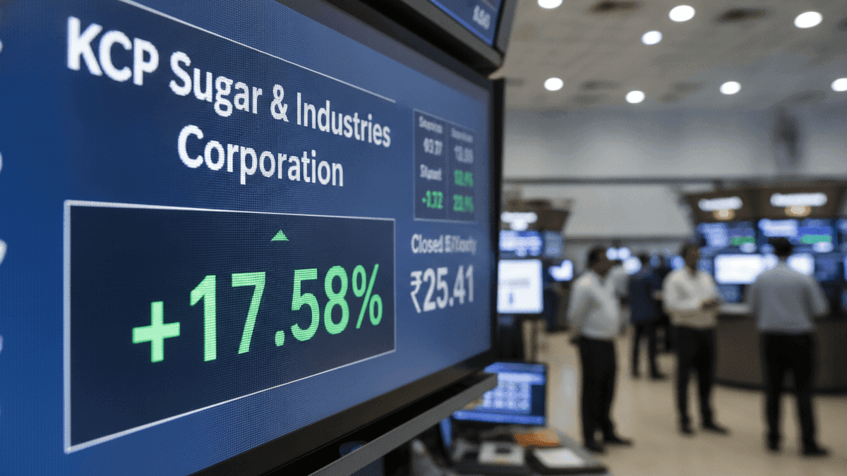 KCP Sugar Stock Surges 17% on ₹257 Cr Order; AI Tech Launches