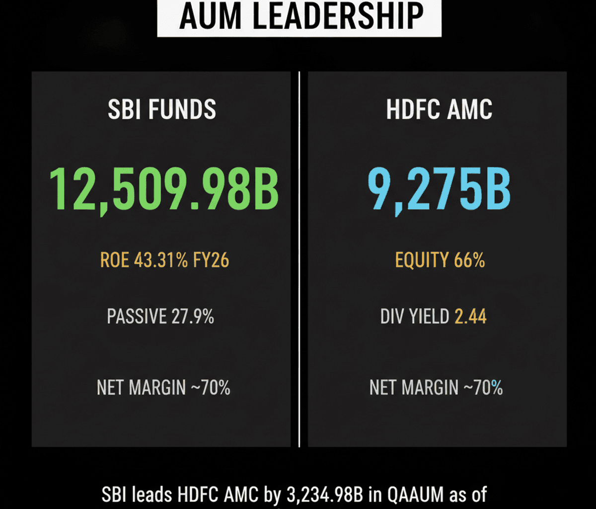 SBI Funds Management Leads HDFC AMC in AUM: Impact on Your Investments