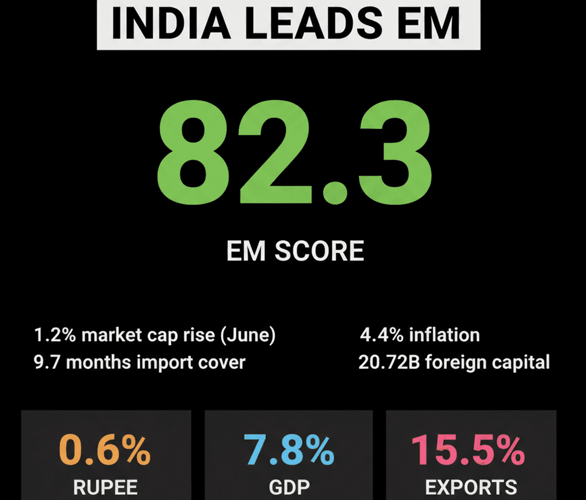 India’s Rupee Surges: Top EM Performer in June